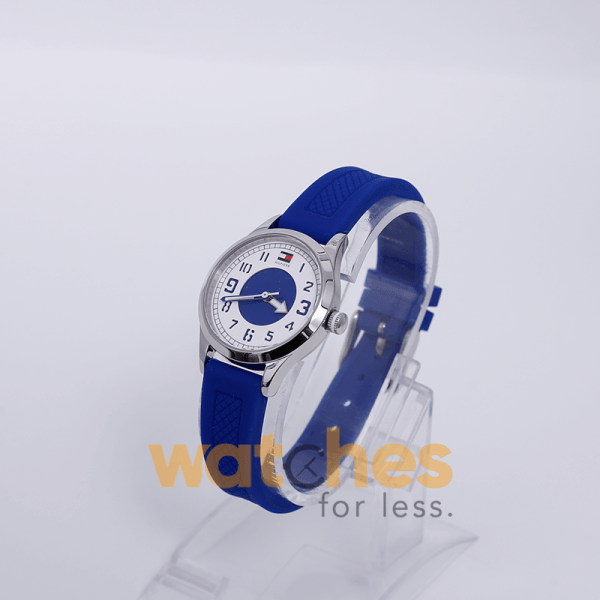 Tommy Hilfiger Women’s Quartz Blue Silicone Strap White Blue Dial 30mm Watch 1781117 UAE DUBAI AJMAN SHARJAH ABU DHABI RAS AL KHAIMA UMM UL QUWAIN ALAIN FUJAIRAH