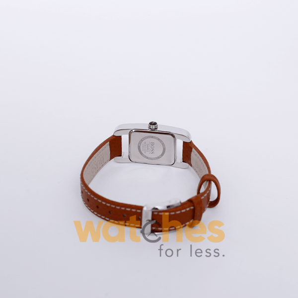 Hugo Boss Women’s Quartz Brown Leather Strap Silver Dial 20mm Watch 1502335 UAE DUBAI AJMAN SHARJAH ABU DHABI RAS AL KHAIMA UMM UL QUWAIN ALAIN FUJAIRAH