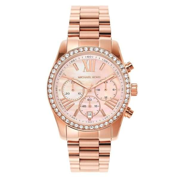 Michael Kors Women’s Quartz Rose Gold Stainless Steel Pink Mother Of Pearl Dial 38mm Watch MK7242 UAE DUBAI AJMAN SHARJAH ABU DHABI RAS AL KHAIMA UMM UL QUWAIN ALAIN FUJAIRAH