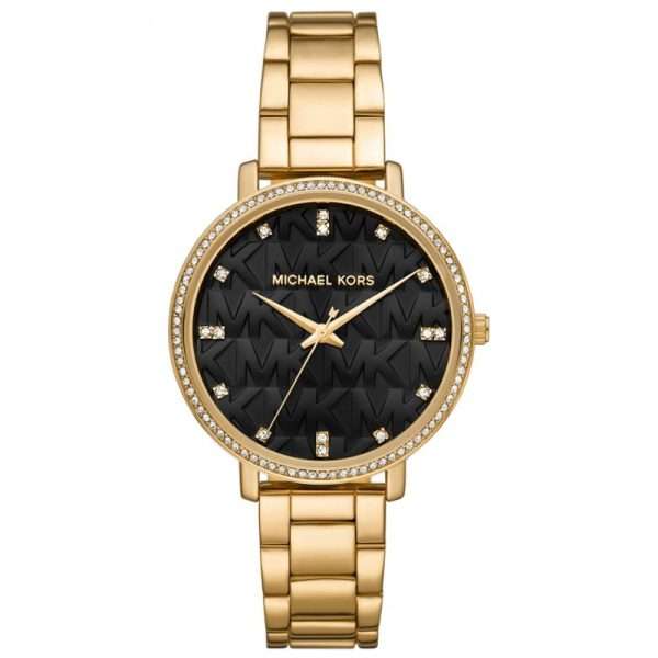 Michael Kors Women’s Quartz Gold Stainless Steel Black Dial 38mm Watch MK4593 UAE DUBAI AJMAN SHARJAH ABU DHABI RAS AL KHAIMA UMM UL QUWAIN ALAIN FUJAIRAH