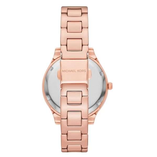 Michael Kors Women’s Quartz Rose Gold Stainless Steel Pink Dial 36mm Watch MK1068 UAE DUBAI AJMAN SHARJAH ABU DHABI RAS AL KHAIMA UMM UL QUWAIN ALAIN FUJAIRAH