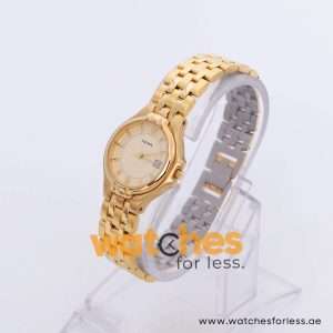 Yema Women’s Quartz Gold Stainless Steel Gold Dial 27mm Watch MXT048X