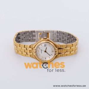Yema Women’s Quartz Gold Stainless Steel Silver White Dial 27mm Watch MXT045X