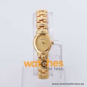 Yema Women’s Quartz Gold Stainless Steel Gold Dial 19mm Watch MTA026X