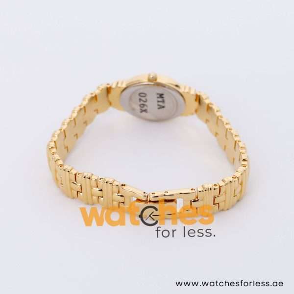 Yema Women’s Quartz Gold Stainless Steel Gold Dial 19mm Watch MTA026X
