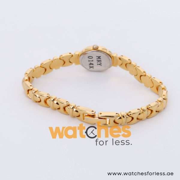 Yema Women’s Quartz Gold Stainless Steel Beige Dial 17mm Watch MRY014X