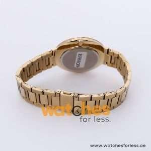 Lorus Men’s Quartz Gold Stainless Steel White Dial 42mm Watch RS988CX9