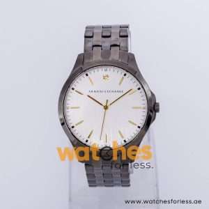 Armani Exchange Men’s Quartz Grey Stainless Steel Silver Dial 46mm Watch AX2169