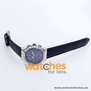 Swatch Men’s Swiss Made Black Leather Strap Light Blue Dial 40mm Watch YCS236 UAE DUBAI AJMAN SHARJAH ABU DHABI RAS AL KHAIMA UMM UL QUWAIN ALAIN FUJAIRAH