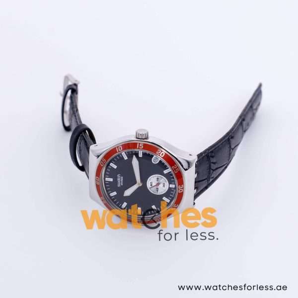 Swatch Men’s Swiss Made Quartz Black Leather Strap Black Dial 40mm Watch SR936SW/2 UAE DUBAI AJMAN SHARJAH ABU DHABI RAS AL KHAIMA UMM UL QUWAIN ALAIN FUJAIRAH