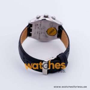 Swatch Men’s Swiss Made Quartz Black Leather Strap Silver Dial 40mm Watch YCS4006AG UAE DUBAI AJMAN SHARJAH ABU DHABI RAS AL KHAIMA UMM UL QUWAIN ALAIN FUJAIRAH