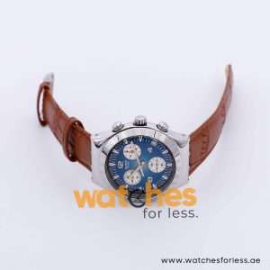 Swatch Men’s Swiss Made Brown Leather Strap Blue Dial 40mm Watch YCS40055 UAE DUBAI AJMAN SHARJAH ABU DHABI RAS AL KHAIMA UMM UL QUWAIN ALAIN FUJAIRAH