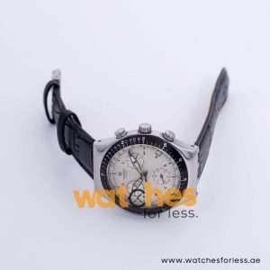 Swatch Men’s Swiss Made Black Leather Strap Silver Dial 40mm Watch YCS4003 UAE DUBAI AJMAN SHARJAH ABU DHABI RAS AL KHAIMA UMM UL QUWAIN ALAIN FUJAIRAH
