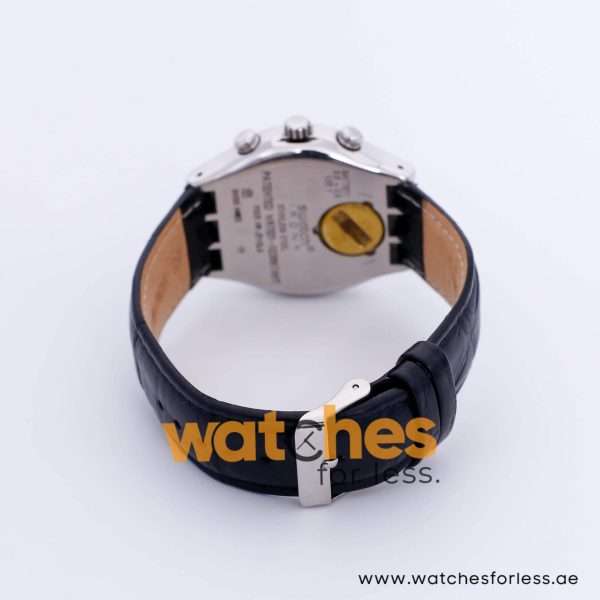 Swatch Men’s Swiss Made Black Leather Strap Black Dial 40mm Watch YCS4000AG UAE DUBAI AJMAN SHARJAH ABU DHABI RAS AL KHAIMA UMM UL QUWAIN ALAIN FUJAIRAH