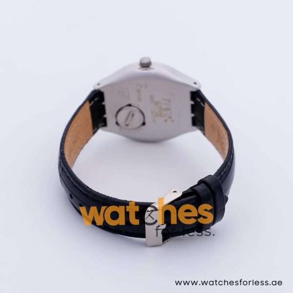 Swatch Men’s Swiss Made Quartz Black Leather Strap Mint Color Dial 37mm Watch YGS7008 UAE DUBAI AJMAN SHARJAH ABU DHABI RAS AL KHAIMA UMM UL QUWAIN ALAIN FUJAIRAH