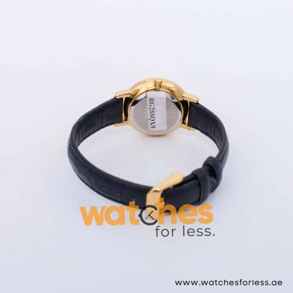 Lorus Women’s Quartz Black Leather Strap White Dial 28mm Watch RS288QX9