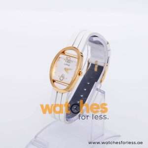 Lorus Women’s Quartz White Leather Strap White Dial 27mm Watch RRW14EX9