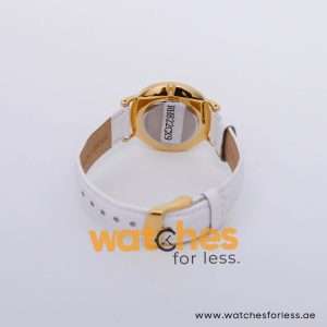 Lorus Women’s Quartz White Leather Strap White Dial 32mm Watch RH822CX9