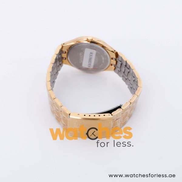 Lorus Men’s Quartz Gold Stainless Steel Gold Dial 35mm Watch RXH60DX9