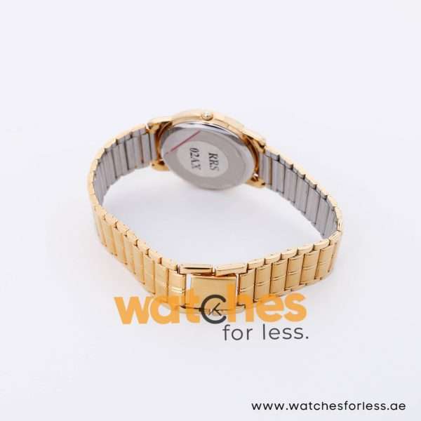 Lorus Women’s Quartz Gold Stainless Steel Beige Dial 31mm Watch RPU02AX