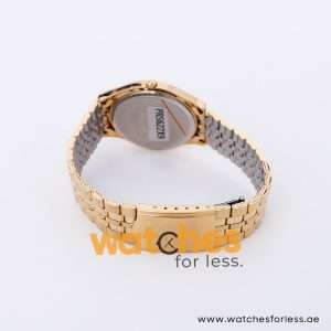 Pulsar Men’s Quartz Gold Stainless Steel Gold Dial 35mm Watch PRS622X9