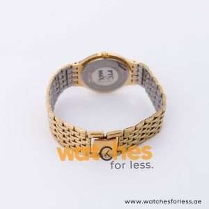 Pulsar Women’s Quartz Gold Stainless Steel White Dial 33mm Watch PTC066X
