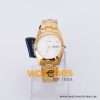 Pulsar Men’s Quartz Gold Stainless Steel White Dial 36mm Watch PXF196X