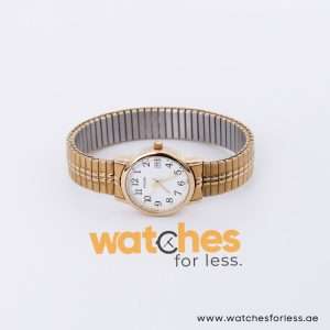 Pulsar Women’s Quartz Gold Stainless Steel White Dial 25mm Watch RXQ402X9