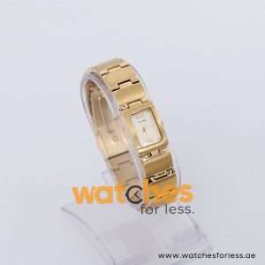 Pulsar Women’s Quartz Gold Stainless Steel Champagne Dial 16mm Watch PEG962X1