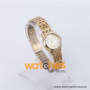 Pulsar Women’s Quartz Gold Stainless Steel Champagne Dial 25mm Watch PH7536X1