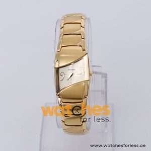 Pulsar Women’s Quartz Gold Stainless Steel Gold Dial 21mm Watch REG948X1