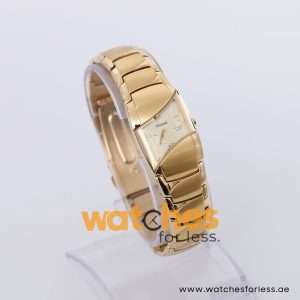 Pulsar Women’s Quartz Gold Stainless Steel Gold Dial 21mm Watch REG948X1