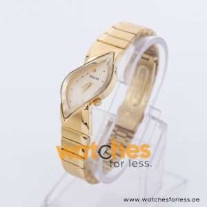 Pulsar Women’s Quartz Gold Stainless Steel Beige Dial 21mm Watch 1N00X331