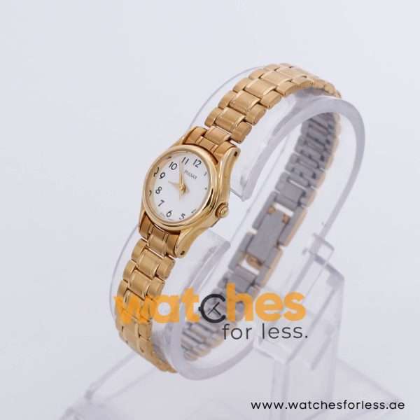 Pulsar Women’s Quartz Gold Stainless Steel White Dial 20mm Watch PPH466X