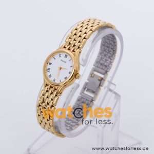 Pulsar Women’s Quartz Gold Stainless Steel White Dial 23mm Watch PTC068X