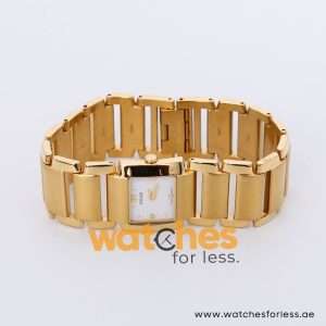 Pulsar Women’s Quartz Gold Stainless Steel White Dial 25mm Watch PTA484X