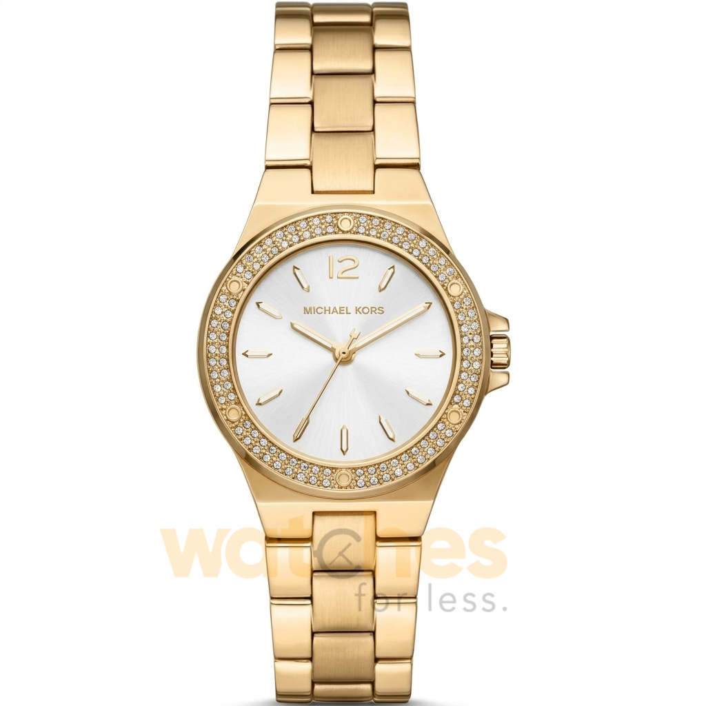 Michael Kors Women’s Quartz Gold Stainless Steel Silver Dial 33mm Watch MK7278