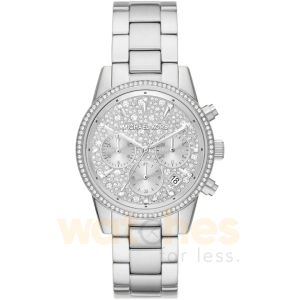 Michael Kors Women’s Quartz Silver Stainless Steel Silver Dial 37mm Watch MK7301 (Shelf Leftover)