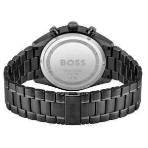 Hugo Boss Men’s Quartz Black Stainless Steel Black Dial 46mm Watch 1513365