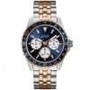 Guess Men’s Quartz Two Tone Stainless Steel Blue Dial 44mm Watch W1107G3