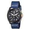 Fossil Men’s Quartz Navy Blue Leather Strap Black Dial 45mm Watch FS5066 UAE DUBAI AJMAN SHARJAH ABU DHABI RAS AL KHAIMA UMM UL QUWAIN ALAIN FUJAIRAH