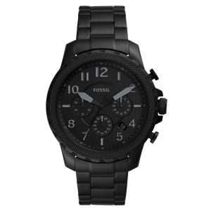 Fossil Men’s Quartz Black Stainless Steel Black Dial 46mm Watch FS5603