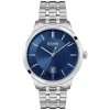 Hugo Boss Men’s Quartz Silver Stainless Steel Blue Dial 41mm Watch 1513615