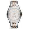 Emporio Armani Men’s Quartz Two Tone Stainless Steel Silver Dial 43mm Watch AR1824