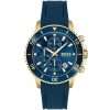 Hugo Boss Men’s Quartz Blue Silicone Strap Blue Dial 46mm Watch 1513965