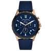 Fossil Men’s Quartz Blue Leather Strap Blue Dial 46mm Watch FS5814