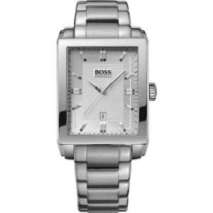 Hugo Boss Men’s Quartz Silver Stainless Steel Silver Dial 34mm Watch 1512772