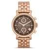 Fossil Women’s Quartz Rose Gold Stainless Steel Brown Dial 38mm Watch ES3494 UAE DUBAI AJMAN SHARJAH ABU DHABI RAS AL KHAIMA UMM UL QUWAIN ALAIN FUJAIRAH