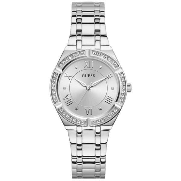 Guess Women’s Quartz Silver Stainless Steel Silver Dial 36mm Watch GW0033L1 UAE DUBAI AJMAN SHARJAH ABU DHABI RAS AL KHAIMA UMM UL QUWAIN ALAIN FUJAIRAH