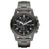 Fossil Men’s Quartz Grey Stainless Steel Black Dial 45mm Watch FS4721